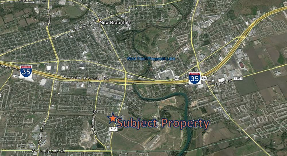 Great Multifamily Site on FM 725 Near IH 35 : 1609 McQueeney Road, New Braunfels, TX 78130